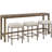 Brindle Console W Stools