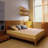 Mervyn Solid Wood Platform Bed without Headboard, Mid-Century Modern Bed Frame, Queen Size Bed Frame Wood Bed Compatible with All Mattresses, No Box Spring Needed, Easy Assembly, Caramel-88710209-88710210