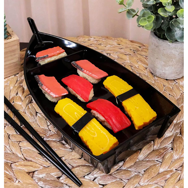 Assiette de service Ebros Japanese Traditional Black