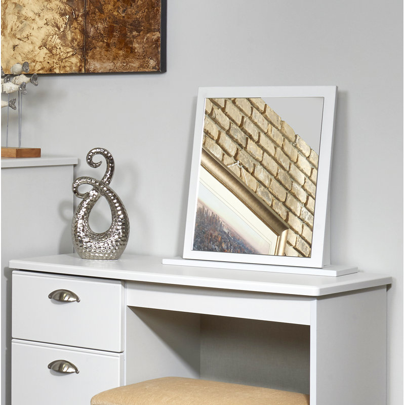Fully Assembled Murier Dresser Mirror, Grey Matt
