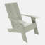Chaise Adirondack en plastique avec repose-pieds Cania-522758030