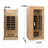 1 - Person Indoor Bluetooth Compatible FAR Infrared Sauna in Hemlock