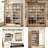 9-Tier Adjustable Tall Shoe Cabinet