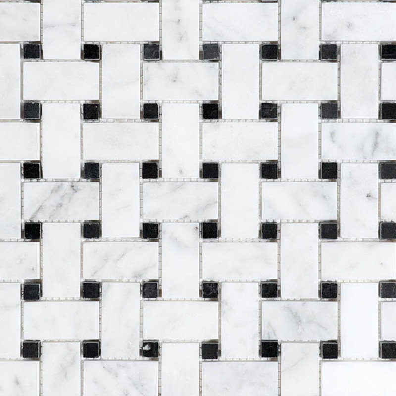 Carrara 1" x 2" Marble Mosaic Wall & Floor Tile