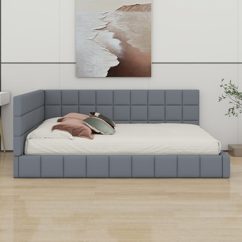 Upholstered Daybed, Grey