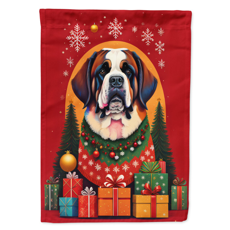 Drapeau de maison en polyester à 2 côtés 40 x 28 po