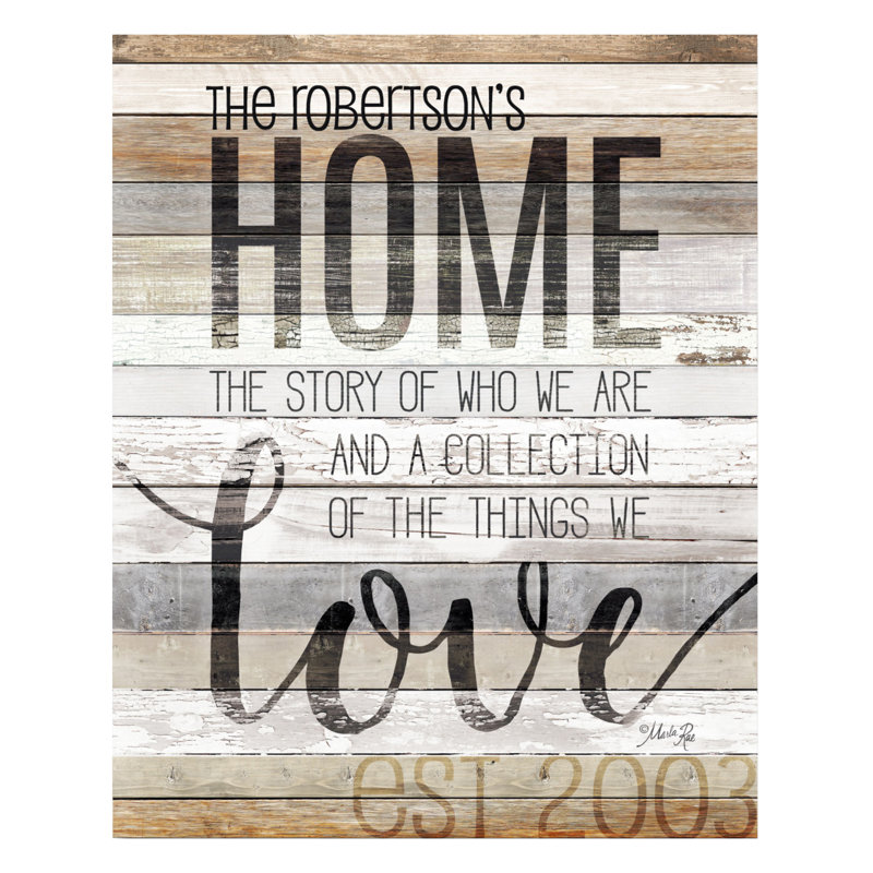 Décalcomanie murale personnalisée home story, Oui