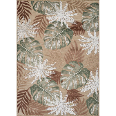 Floral Indoor Outdoor Rug