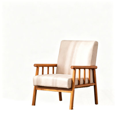 Fauteuil moderne avec pieds robustes
