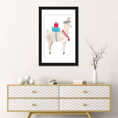 «La La Llama III», impression sur toile tendue