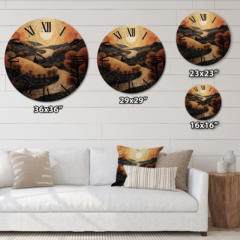 Horloge murale Canyon, Très grand