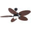 Ventilateurs de plafond Palm Leaf avec lumières à intensité variable et télécommande-1643015968