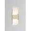 Applique murale encastrée en chêne blanchi à 2 lumières à intensité variable Acuo-126536596-126536599