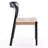 Shaelene 29.9" H Solid Wood Side Dining Chairs with Handwoven Rope Seat -543341985