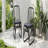Set Of 2 Outdoor Patio Dining Chair, PE Wicker With Washable Cushion-1988697034-1988697033