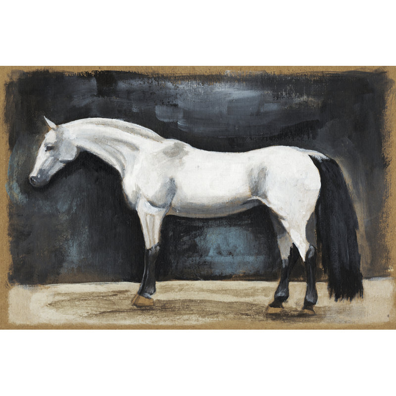 " Equestrian Studies VI " by Naomi McCavitt, 32" H x 48" W x 1" D