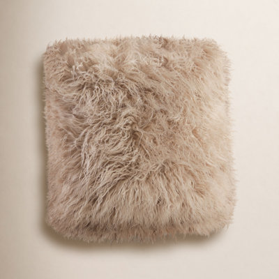 Faux Mongolian Collection Throw Pillow