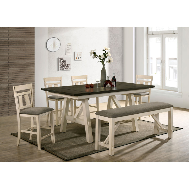 Ensemble repas pour 6 personnes Loey, H 19,58 po x l 48 po x P 15,5 po