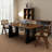 Nut-brown Rectangular Solid Wood desk-1764326758