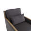 Fauteuil d'appoint pivotant en velours côtelé-768293672