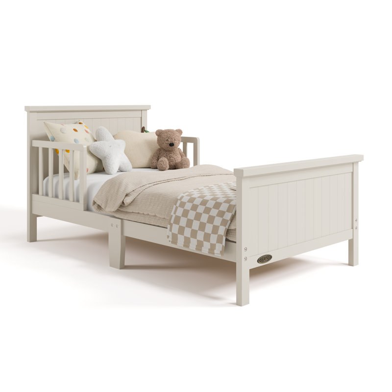 Bailey Toddler Bed with Guardrails, Frosted Oat