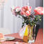 Manhattan Handcrafted Crystal Table Vase-58314685-58314686