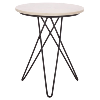 Table d'appoint en marbre Hulisi