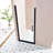 34-35.5"W X 75"H Pivot Single Swing Shower Door, Aluminium Alloy, 1/4" (6Mm) Thick SGCC Tempered Clear Glass.