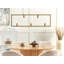 Bayas 5 - Light Brass Square/Rectangle Pendant