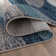 Mehul Abstract Machine Woven Area Rug in Blue/Ivory/Gray