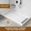 Base de plateau de douche à simple seuil SMC de taille 48/60 po x P 32/36 po avec ensemble de drain, antidérapant-112495620-112867673