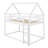 House Low Bunk Bed With Ladder-1259735040