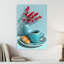 «Morning Coffee Croissant», art mural contemporain-129143047