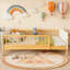 Lit plateforme double en bois-188942869-188942870