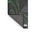 Tapis noir/vert à motifs-2035784632