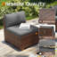Ensemble de conversation modulaire en rotin pour 6 personnes avec coussins-162976273-148817175