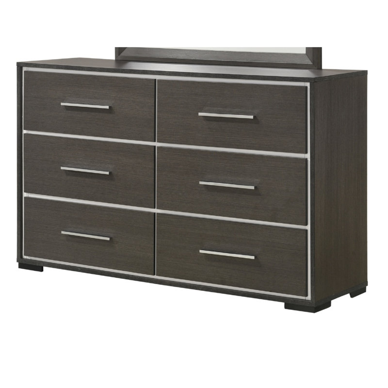 Commode contemporaine à 6 tiroirs 1Pc