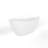 61 Inch Freestanding Solid Surface Soaking Bathtub For Bathroom