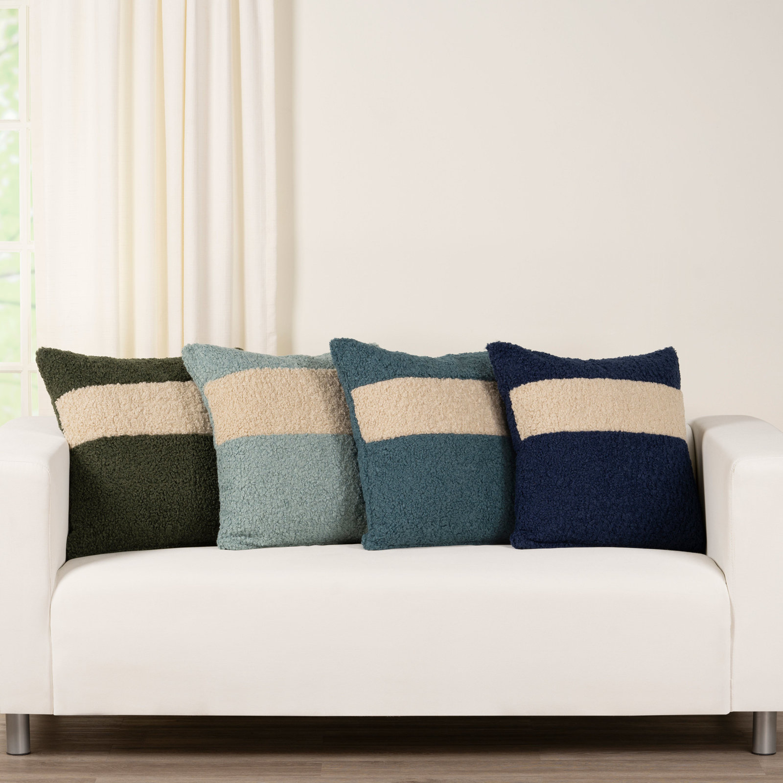 Hanka 20" x 20" Pillow Cover & Insert, Mineral