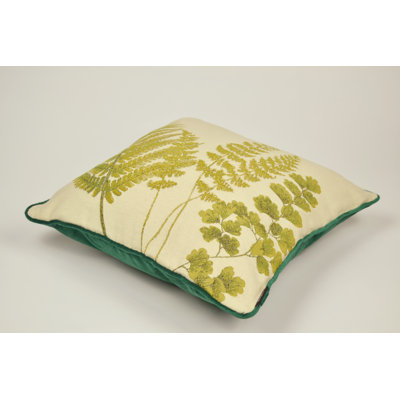 Choe Floral Green Bolster Pillow Cover