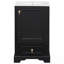 Meuble-lavabo de 20 pouces avec lavabo en céramique, porte à fermeture en douceur, tablette ajustable en forme de U, tiroir de compartiment et support de porte, style moderne, conception peu encombrante-840590054