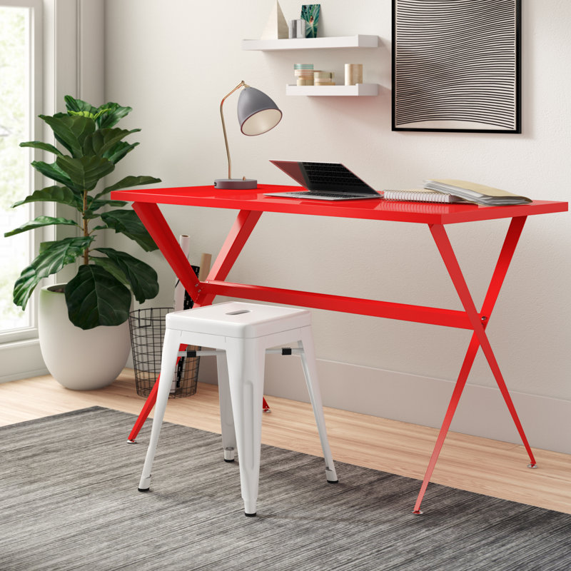 Brycenn Writing Desk, Red