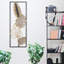Accessoire mural en métal peint à la main 12,6 po x 2,0 po x 35,4 po | 100% métal, épaisseur: 0,03 pouce | Pièce d'art unique pour la décoration intérieure, qui ajoute de la couleur et de la texture à tout espace, parfaite pour le salon et le bureau
