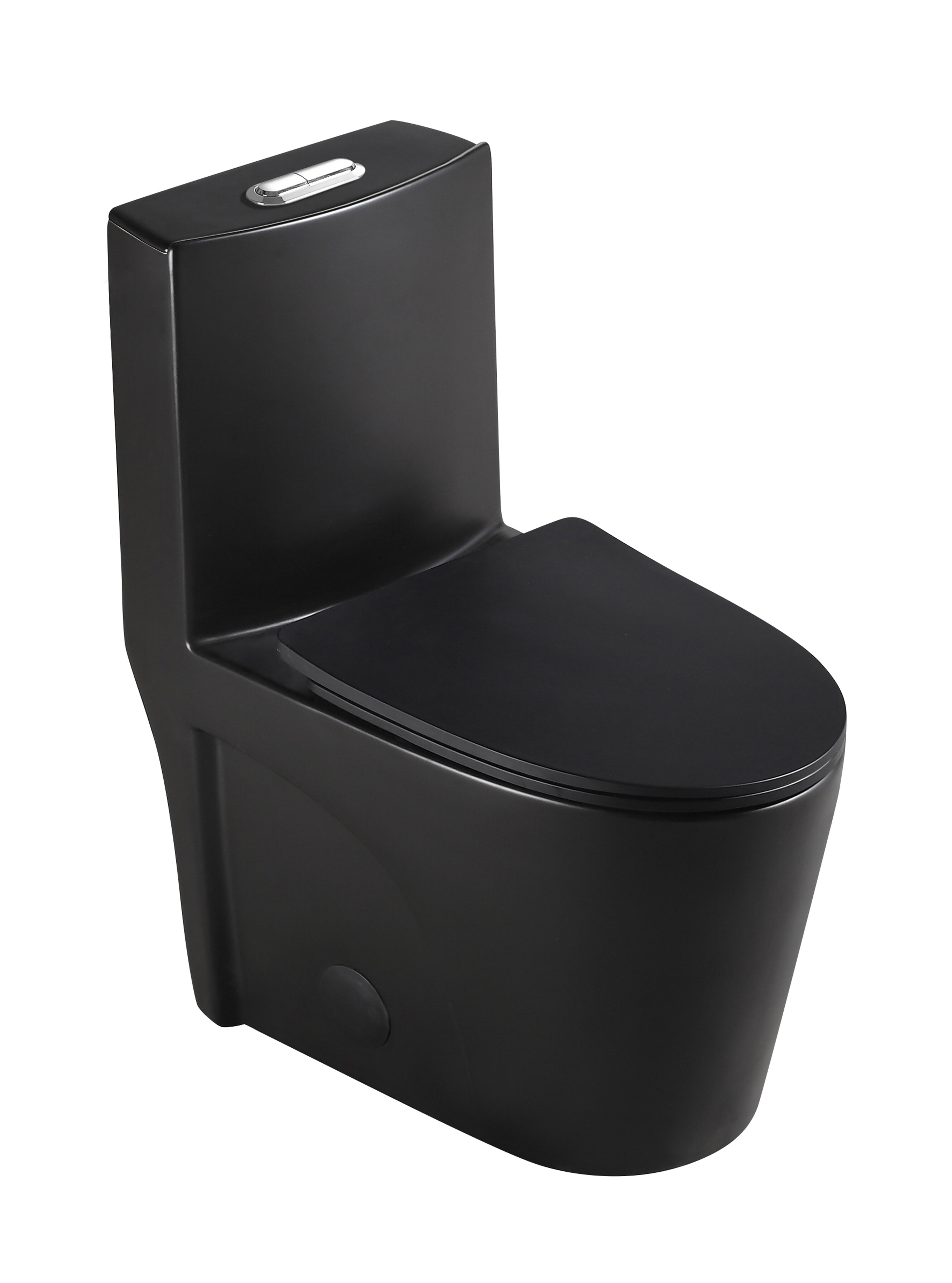 Glexero Square Shape Floor Mounted Commode. S Trap 9Inch Western