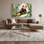 Faune, panda rouge, art mural sur toile blanche-1985391776