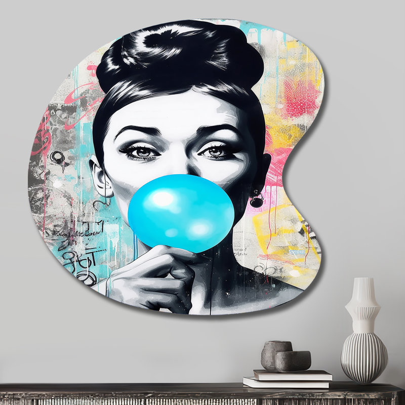 Art mural asymétrique en métal Katzer, H 27 po x l 27 po
