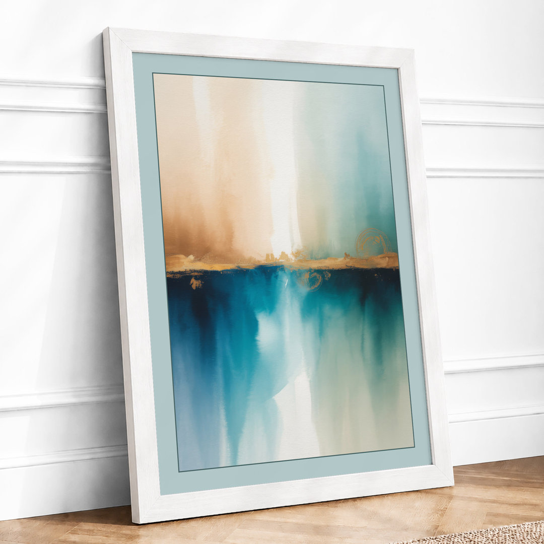 Between Earth and Sky Abstract - Framed Print