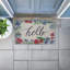Paillasson Hello Cursive & Floral-120279277