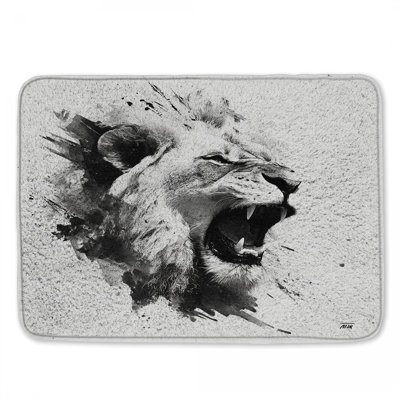 Tapis de bain Roaring Lion Art