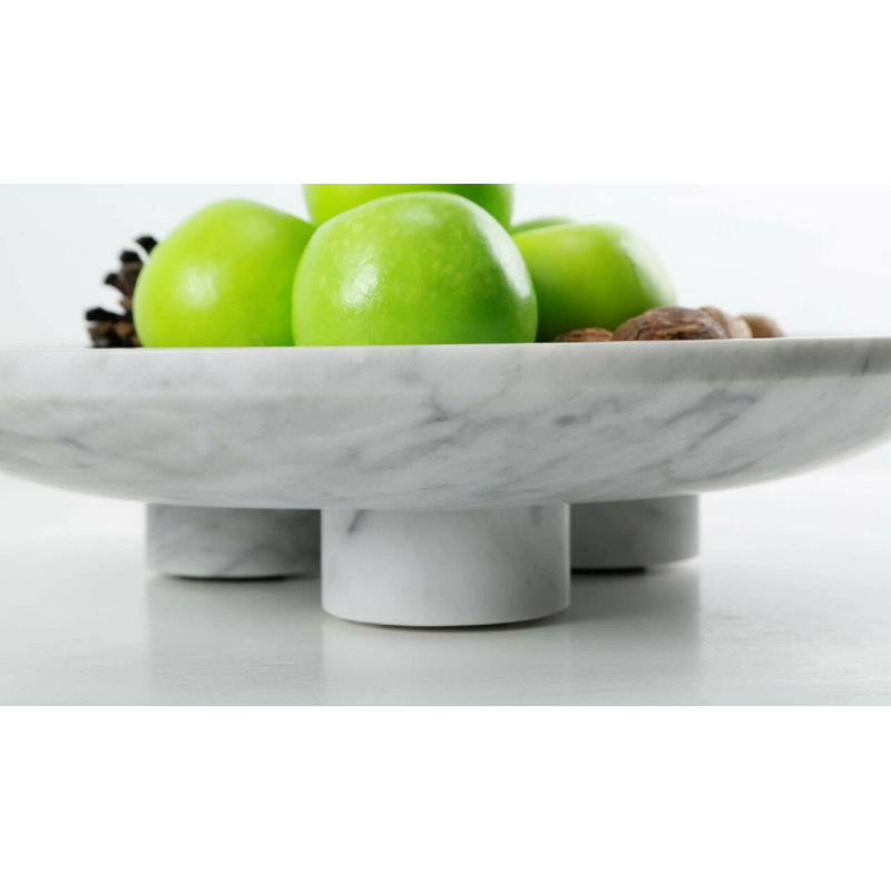 Husebo Handmade Marble Decorative Plate